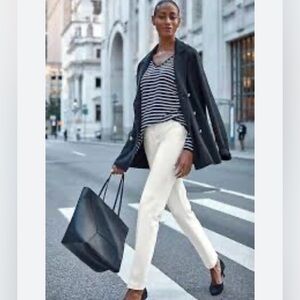 🪴JJill XL Cream Ponte Pants